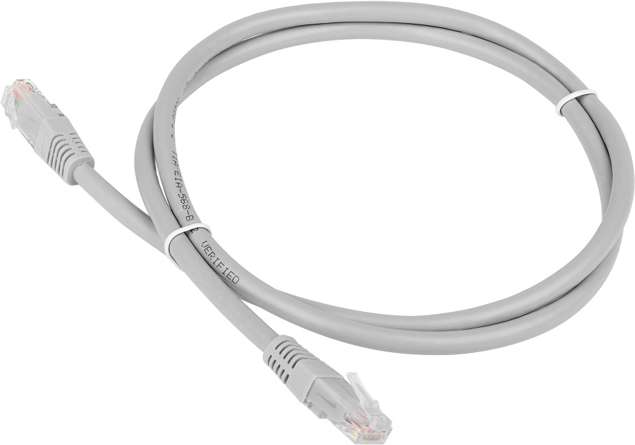 Патч-корд Patch cord TWT TWT-45-45-0.5/6-GY 0.5м UTP Cat 6 Grey